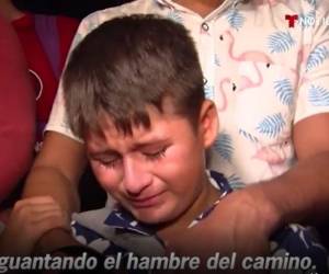 Anderson no podía contener las lágrimas.