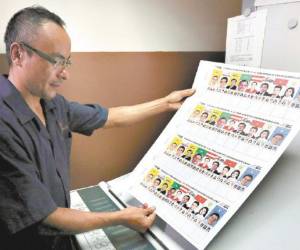 Todo marcha bien con la impresión de las papeletas electorales.