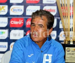 Jorge Luis Pinto aseguró sentirse satisfecho por el papel de La H en Panamá (Fotos: Ronal Aceituno / EL HERALDO Honduras / Noticias de Honduras / Deportes EL HERALDO)