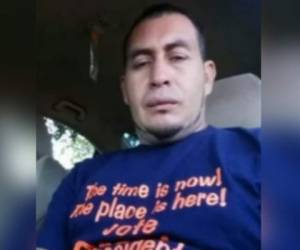 Fotografía en vida del conductor de taxi, Víctor Manuel, asesinado el lunes 24 de mayo en Comayagua.