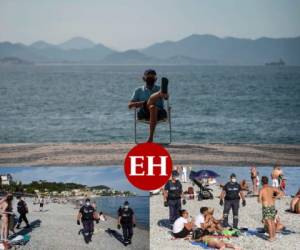 España anunció este sábado que reabrirá las puertas al turismo extranjero a partir de julio, mientras que las playas del sur de Europa se llenaban de cautos visitantes tras largos meses de confinamiento, todo un contraste con la imparable crecida de la pandemia en América Latina. Fotos: AFP.