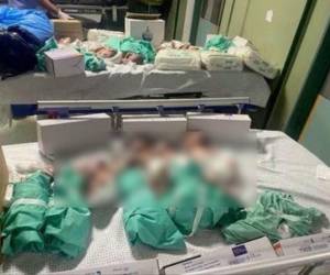 Los bebés fueron reportados en el hospital Al-Shifa de la ciudad de Gaza.