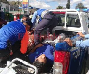 Los heridos fueron rápidamente trasladados al Hospital Escuela debido a sus lesiones.