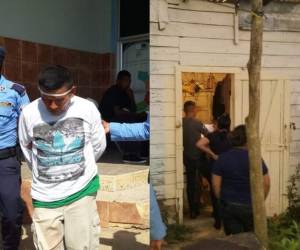 El sospechoso fue capturado en su casa de habitación.