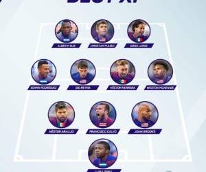 Honduras tiene a tres jugadores en el 11 ideal de la Liga de Naciones Concacaf.