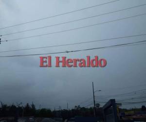 La lluvia inició a eso de las 3:00 de la tarde de este lunes en la capital de Honduras.