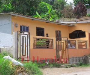 En esta casa en Lepaera, Lempira, se registró la muerte de la menor Allison.