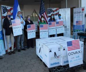 La entrega se hizo a través del mecanismo Covax, Honduras ha logrado aplicar hasta la fecha 5, 556,576 dosis de las cuales 3, 328,762 corresponden primeras dosis y 2, 227,814 son segundas.