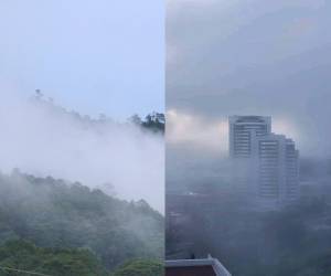 Las bajas temperaturas marcaron la madrugada de este lunes en gran parte del país, luego del ingreso de una masa de aire frío que provocó un descenso del termómetro, principalmente en las zonas altas del occidente y el centro del país. Así se observa el clima en algunas zonas: