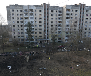 “Rusia utilizó todo tipo de armas de su arsenal”, aseguró el presidente ucraniano, Volodimir Zelenski.