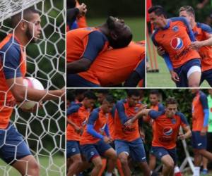 Motagua realizó su último entrenamiento de la semana de cara al primer duelo del Clausura ante el Honduras Progreso. Fotos: Alex Pérez