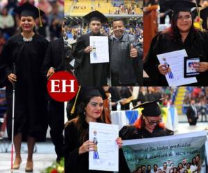 Tres solemnes ceremonias de graduación celebró este sábado 30 de noviembre la UNAH en la que 1,321 hondureños -venciendo todos los obstáculos- alcanzaron su meta académica. Fotos: Marvin Salgado/El Heraldo.