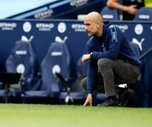 Josep Guardiola, entrenador del Manchester City. Foto AFP