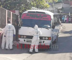 La Dirección Policial de Investigaciones (DPI) realiza las indagaciones del caso. Foto: Estalin Irías/EL HERALDO.