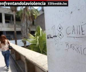 Los alumnos del Instituto Central Vicente Cáceres son resguardados por seguridad privada.