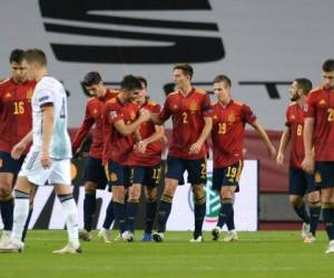 La Roja acaba el grupo A4 de la Liga de Naciones con 11 puntos, dos más que Alemania. Foto: AFP