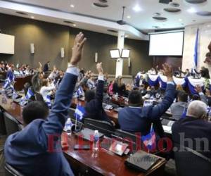 El jueves 12 de marzo de 2020 fue la última sesión ordinaria de manera presencial en el Congreso Nacional de Honduras debido a la pandemia del covid-19. Foto: El Heraldo