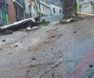 Las fuertes lluvias también causaron perdidas estructurales y materiales en varias zonas de Guatemala.