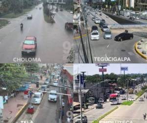 Las cámaras del 911 captaron imágenes del ambiente previo que se vive en Honduras previo al ingreso del huracán Iota. Fotos: Twitter/@911Honduras