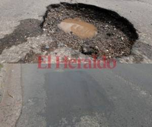 1) La principal vía de acceso a la colonia San Miguel se había vuelto intransitable debido a los cráteres que adornaban varios tramos de la calzada.2) Después de la denuncia publicada en EL HERALDO, las cuadrillas de la comuna procedieron a tapar varios de los baches. FOTOS: Efraín Salgado/EL HERALDO