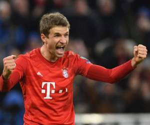 Müeller está en el primer equipo desde 2008 y lleva más de 500 partidos con el Bayern. Foto: AFP