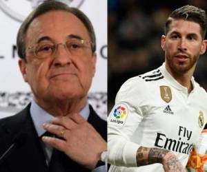 Sergio Ramos repicó acusándole de tener una mala planificación al presidente del Real Madrid, Florentino Pérez. Foto:AFP