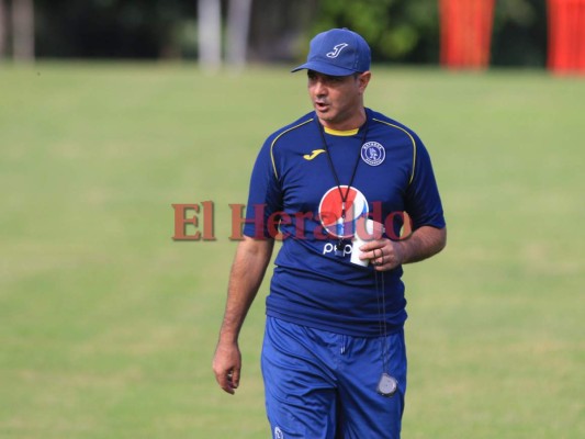 Diego Vázquez realizó este viernes el habitual entrenamiento con el Motagua, pensando en el partido contra Juticalpa.