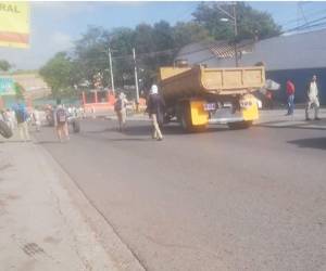 Las protestas se realizaron a la altura del Estadio Emilio Larach de la colonia Kennedy.