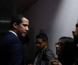 Juan Guaidó, autoproclamado presidente de Venezuela. Foto AFP