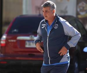 Diego Vázquez también se limitó a hablar del arbitraje por temor a una multa.