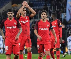 El Sevilla mantuvo el orden defensivo e incluso tuvo buenas ocasiones para ampliar su cuenta. Foto / AFP