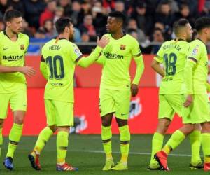 Lionel Messi y Nelson Semedo fueron los encargados de darle los tres puntos al equipo de Ernesto Valverde. Foto: AFP