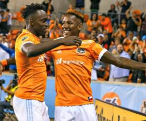 Los hondureños cuando juegan haciendo dupla en la Tropa Naranja, logran hacer un gol cada 29 minutos. Foto cortesía: USA TODAY Sports -Troy Taormina.