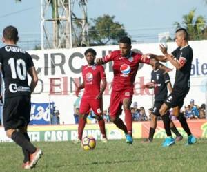 Motagua se impuso 2-1 en el estadio Humberto Micheletti ante el Honduras Progreso por la jornada 13 del Clausura 2017-18 de la Liga Nacional. (Foto: EL HERALDO)