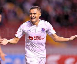 El delantero Roger Rojas anotó el único gol este jueves (Foto: La Nación)