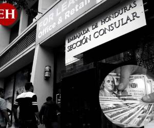 Honduras paga unos 450,000 lempiras al año por concepto de alquiler de la sección consular de Washington, Estados Unidos. Fotos: Archivo EL HERALDO.