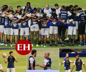 La Selección de Honduras entrenó la noche del lunes en el Estadio Nacional pensando en Puerto Rico. A falta de algunos legionarios, los dirigidos por Fabián Coito realizaron trabajos físicos comenzando la semana. (Fotos: Ronal Aceituno / EL HERALDO)
