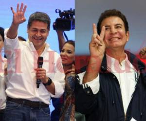 Juan Orlando Hernández y Salvador Nasralla, aspirantes presidenciales. (Fotos: Álex Pérez / Johny Magallanes / EL HERALDO)