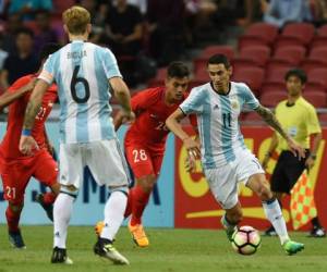 Argentina se impuso ante Singapur en un duelo amistoso. (Foto: Agencias/AFP)
