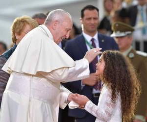 El Papa Francisco durante su visita a Chile. Foto AFP