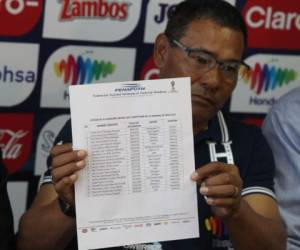 Tercera ocasión que el entrenador José Valladares da a conocer un listado oficial para un mundial Sub-17