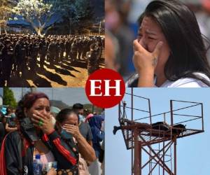 La desesperación aumenta fuera de la morgue de Guayaquil. Decenas de personas reclaman a gritos información sobre sus familiares tras el motín en una cárcel de este puerto ecuatoriano que dejó al menos 118 muertos, seis de ellos decapitados. Fotos: AFP