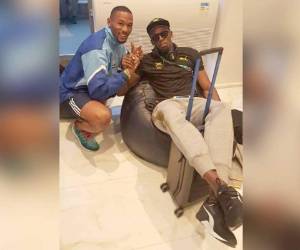 Palacios y Bolt coinciden muchas veces en las pruebas eliminatorias de los mundiales y se suelen saludar como dos amigos.