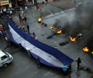 Las protestas en diferentes partes de Honduras se han tornado violentas. Foto: Agencia AP