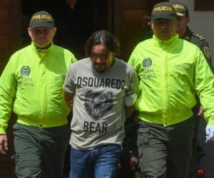 Mesa, detenido mientras celebraba su cumpleaños en la región de El Peñol. Foto: AFP