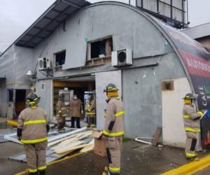 No se reportan más personas heridas producto de la explosión. Foto: Twitter/Bomberos