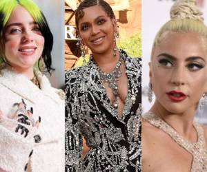 Beyoncé, Lady Gaga y Billie Eilish son las primeras ganadoras en los Grammy 2021. Fotos: AP