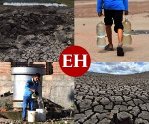 Honduras vive una temporada de sequía que mantiene preocupada a la población. El presidente Juan Orlando Hernández, declaró emergencia nacional por la sequía el 5 de septiembre, cuando empezó a mermar el nivel de las dos represas que abastecen el 65% de los 1,3 millones de habitantes de Tegucigalpa. Fotos: Agencia AP.