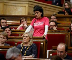 Anna Gabriel, exdiputada regional catalana de la CUP (extrema izquierda), debía comparecer este miércoles en Madrid ante el Tribunal Supremo. Foto: AP