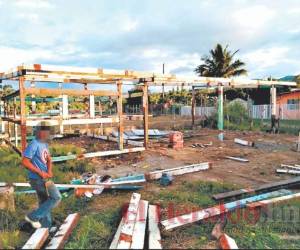 Un reo con preliberación llevado a trabajar a una casa de los militares. Foto: El Heraldo